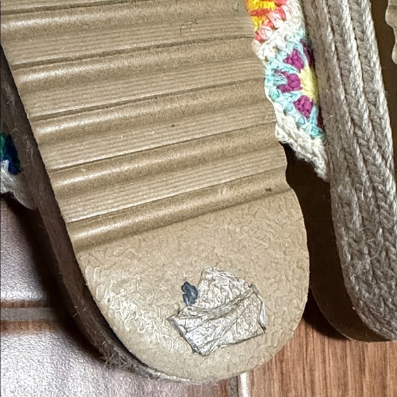 Dirty Laundry Multicolor Crochet Sandals - Picture 6 of 9
